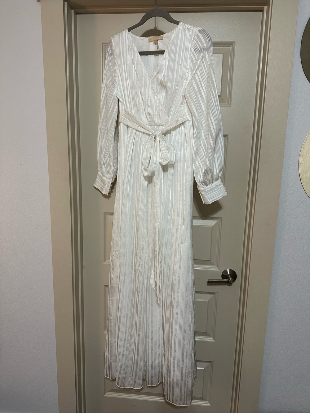 Maternity Maxi Dress with Tie Waist